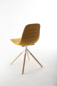 COUPÉ 4T UP - Swivel trestle-based fabric chair by SOFTLINE 1979 - view 3